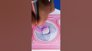 How many rotations did the pen make in total? 🤔 #2024 #shorts #Spirograph