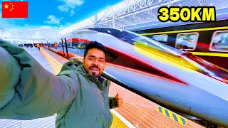 Indian Traveling in China’s 400km/h Ultra High speed Bullet Train | Indian in China 🇨🇳