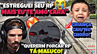 URGENTE😭CRIANÇA encontra BAGUAL E CAI no CHORO! PERDEU a PACIÊNCIA COM os FORÇADORES DE RP no GTARP!