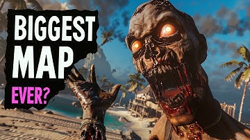 The BIGGEST Zombie Map Ever? (The Last Island) (Call of Duty Zombies)