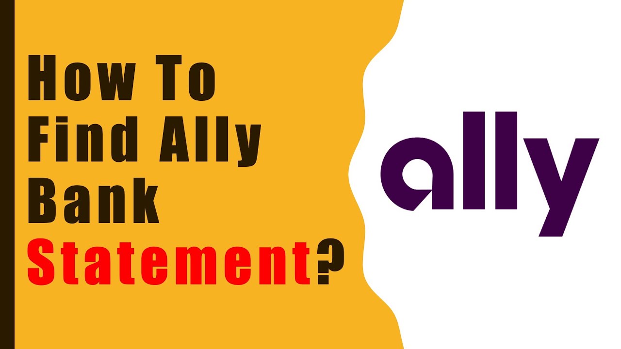 How to find Ally Bank Statement on Mobile App? - YouTube
