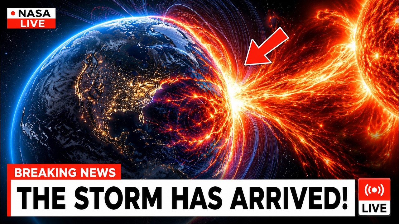 A Massive Solar Storm Is Hitting Earth RIGHT NOW... Scientists Are Warning Everyone