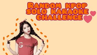 Kpop random solo karaoke challenge#lisa#rosé#jennie#jisoo#junkook#iu