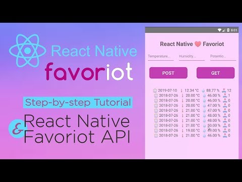 React Native & @FAVORIOT REST API