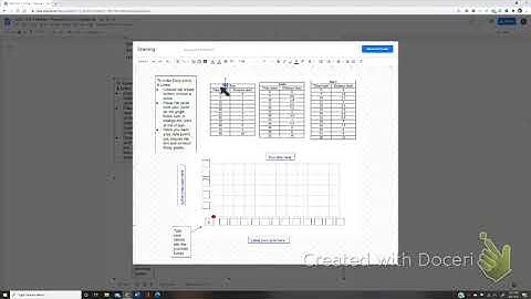 How to make a line graph in Google Drawing