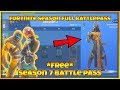 FORTNITE SEASON 7 FULL BATTLE PASS & SEASON 7 SKINS (FORTNITE SEASON 7 ALL UNLOCKS ON BATTLE PASS)