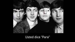 The Beatles - Hello, Goodbye (subtitulado al español) chords