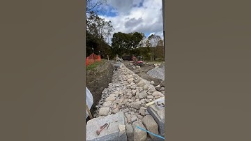 Timelapse of Stonewall building #stonemasonry #stonewall #architecture #building