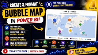 Create & Format Bubble Map in Power BI