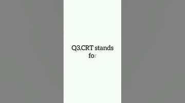 CRT MONITOR RELATED GK QUESTIONS #youtubeshorts #explore #trending #youtube #gkquestions #education