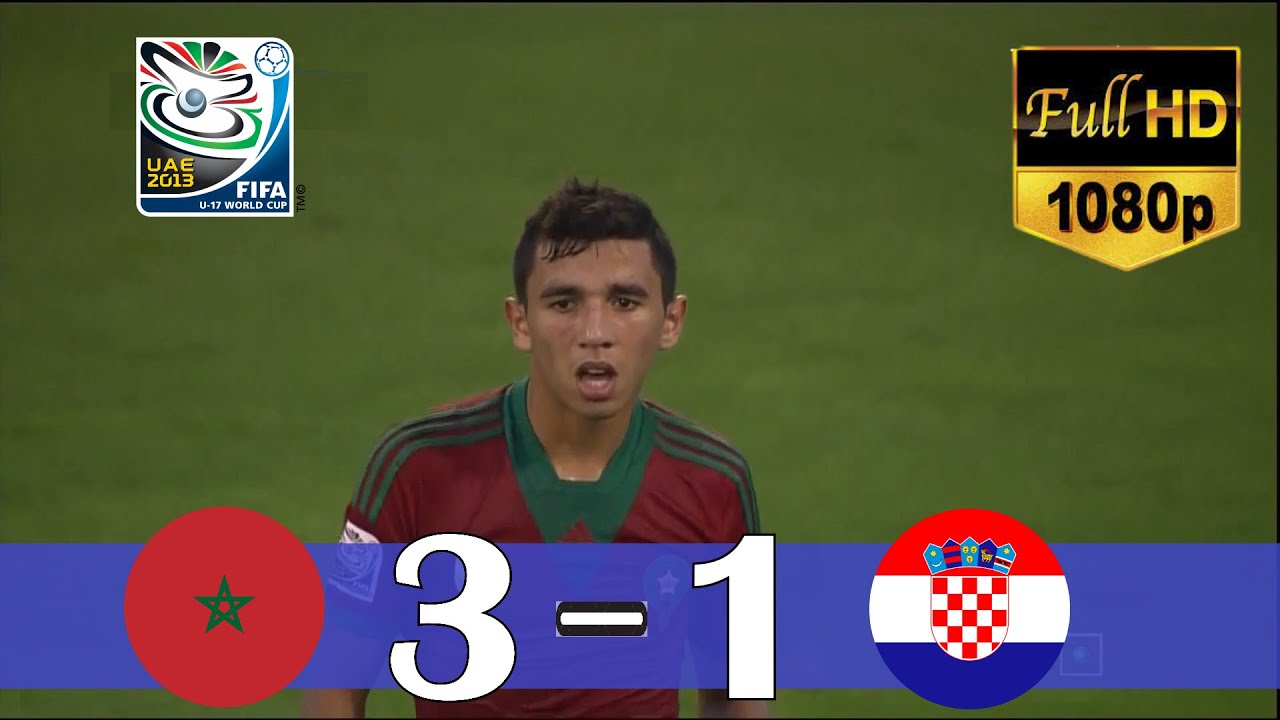 أداء في قمة الروعة و فوز ساحق لأشبال الأطلس في ملخص مباراة المغرب و كرواتيا كأس العالم للناشئين 2013