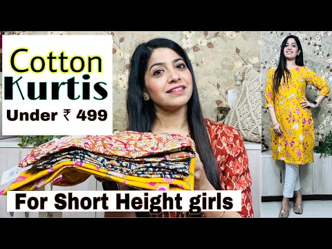 छोटी हाइट की लड़कियां भी दिखेंगी लंबी, ऐसे स्टाइल करें सिंपल कुर्ती: Short  Height Girl Fashion Tips - Grehlakshmi