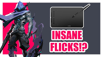 Insane Flicks... on a Drawing Tablet!? | Valorant Stream Highlights