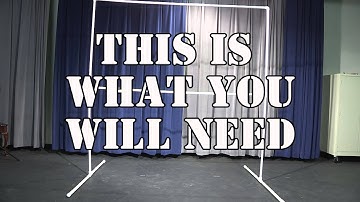 DIY Green Screen and stand (Film-making on a Budget)