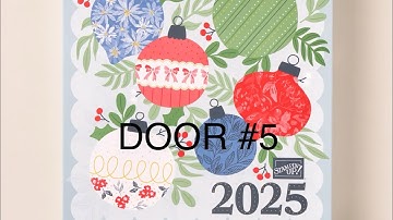 SPOILER ALERT! 12 Days of Crafting Advent Calendar - unboxing videos - DOOR #5