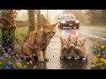 Kind Man Rescues Abandoned Mother Cat and Kittens - You Won't Believe The Ending!