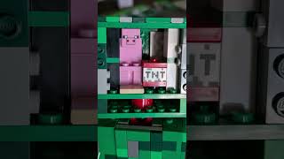 Lego Minecraft Creeper Thoughts #lego #creeper #legominecraft #minecraftcreeper #minecraftpig