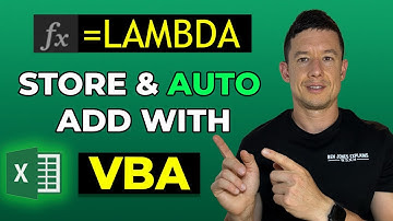 How to Use Excel LAMBDA Functions in Any Workbook with VBA | Reuse Custom Formulas Everywhere