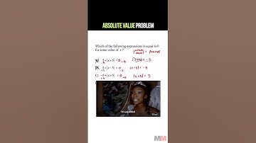 Absolute Value SAT ACT Test Review Problem