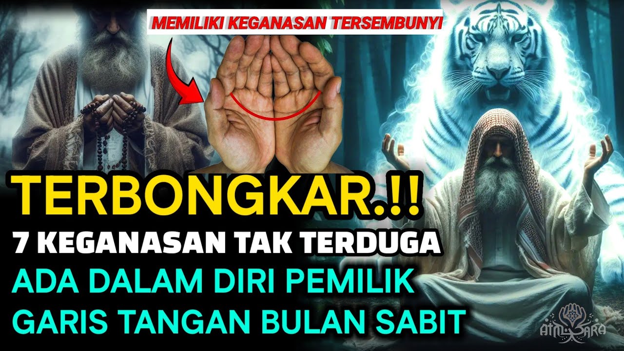 TERBONGKAR❗️7 KEGANASAN TAK TERDUGA DALAM DIRI PEMILIK GARIS TANGAN BULAN SABIT