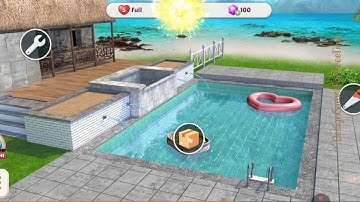 Home Design : Waikiki Life - Level 3 gameplay design decor match game walkthrough