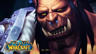 Grommash Mourns His Son Garroshs Death All Cinematics - Garrosh Final Words Wow Lore