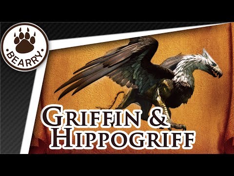 กริฟฟิน Griffin & ฮิปโปกริฟ Hippogriff สัตว์ประหลาดในตำนานผู้ทรงพลังและสง่างาม