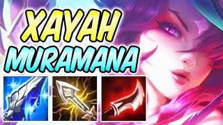 NEW *BUFFED* KOREAN BROKEN XAYAH MURAMANA AD CRIT BUILD & RUNES | Star Guardian Xayah | S10