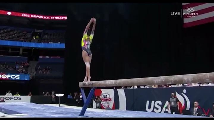 Konnor McClain AMAZING Beam US National Championsh...