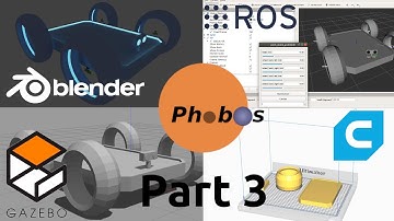 From Blender to URDF with Phobos - Exporting the model (Part 3)