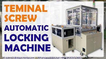 High Speed Automatic Terminal Screw Locking Machine