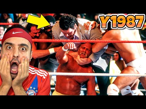 250 KİLOLUK DEV ADAM 😱 HULK HOGAN VS ANDRE THE GİANT ! WRESTLEMANİA YIL 1987 ! WWE 2K24 !