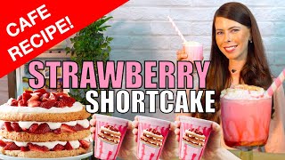 Strawberry Shortcake ~ Bubble Tea Cafe Recipe ~