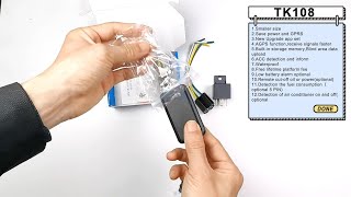 Dagps Tracker 2g Tk108 4 Pin vehicle Tracker vibration Alarm optional Mic optional Relay
