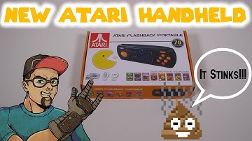 NEW 2017 Atari Flashback Portable AtGames 70 Atari Game Handheld
