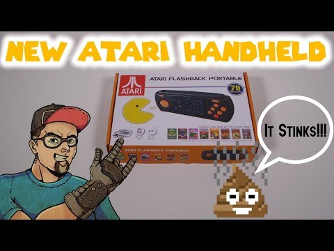 NEW 2017 Atari Flashback Portable AtGames 70 Atari Game Handheld