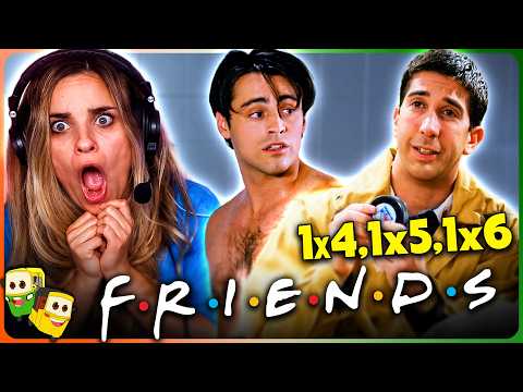 FRIENDS SEASON 1 Episodes 4,5, & 6 REACTION! | First Time Watch!