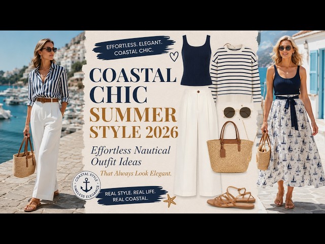 Chic Coastal Outfits for Summer 2026 🌊 Elegant Nautical Style Inspiration