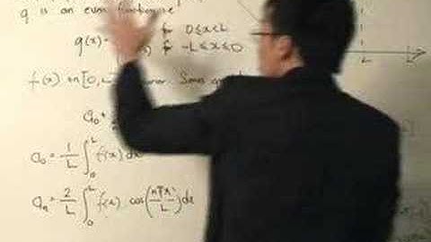 Fourier Analysis 13: Fourier Cosine Series