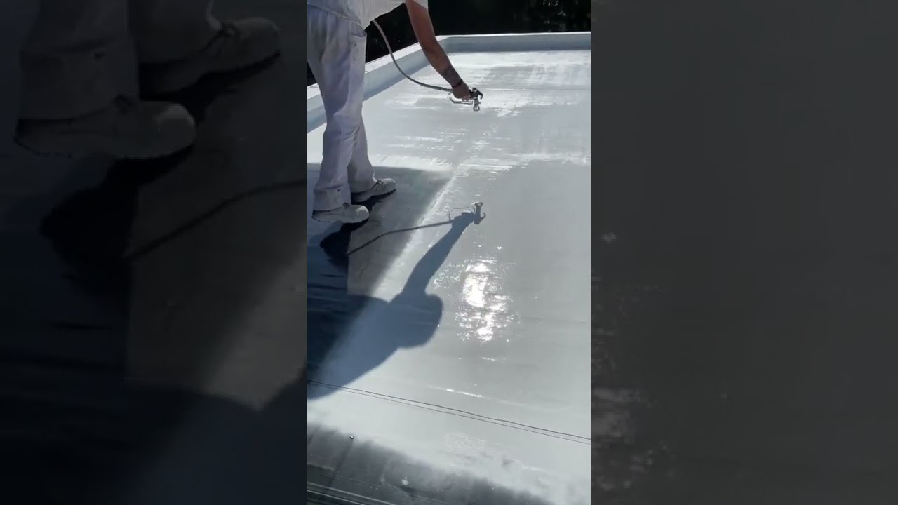 NanoPhos SurfaPaint™ ThermoDry Elastomeric Roof Hybrid Application