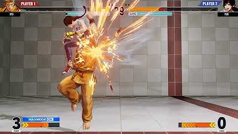 The King of Fighters XV - RYO SAKAZAKI VS YURI SAKAZAKI (HARDEST AI)