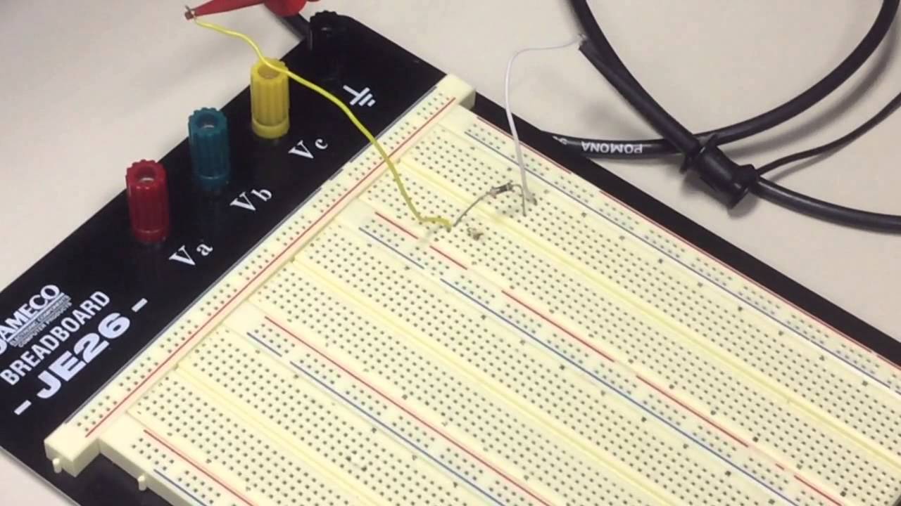 Burning up a resistor lab experiment YouTube