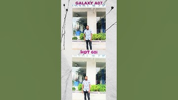 Samsung A07 vs Infinix hot 60i camera comparison. #techtokwithdee #samsunga07 #infinixhot60i