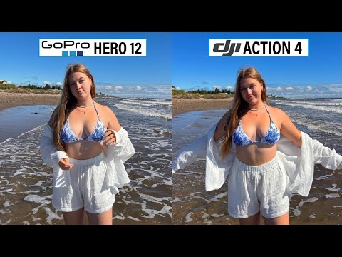 GoPro Hero 12 Black Vs DJI Action 4 Camera Test Comparison