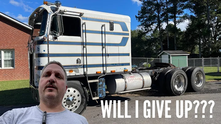 83 Kenworth Cabover "Krystal" Lets Get The Engine ...