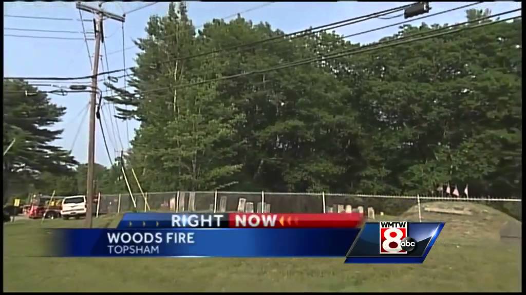 Multiple fire departments contain woods fire in Topsham YouTube