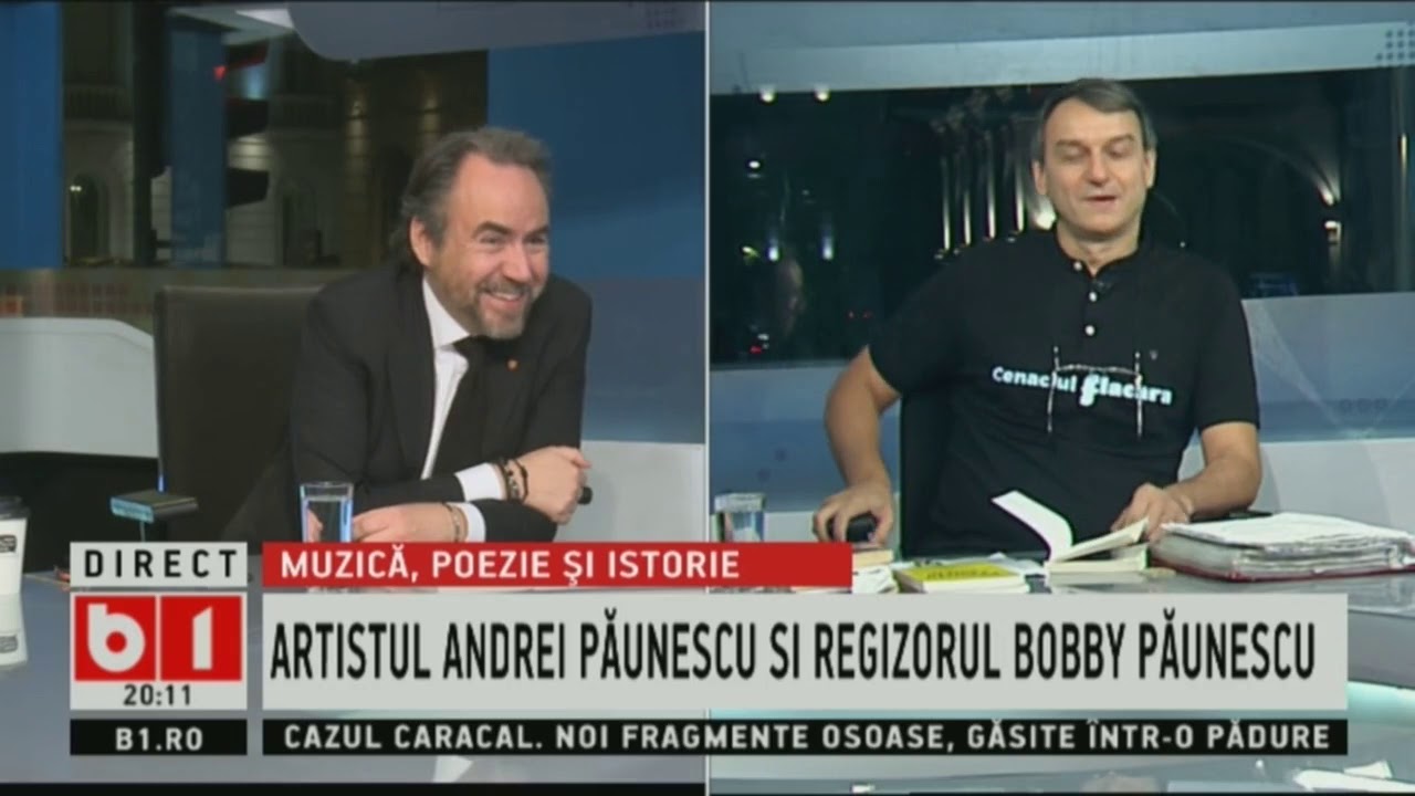 TALK B1 CU ALEXANDRA TUDOR SI BOBBY PAUNESCU: CONCERT COMEMORATIV CENACLUL FLACARA PE 1 NOIEMBRIE newspaper mockup