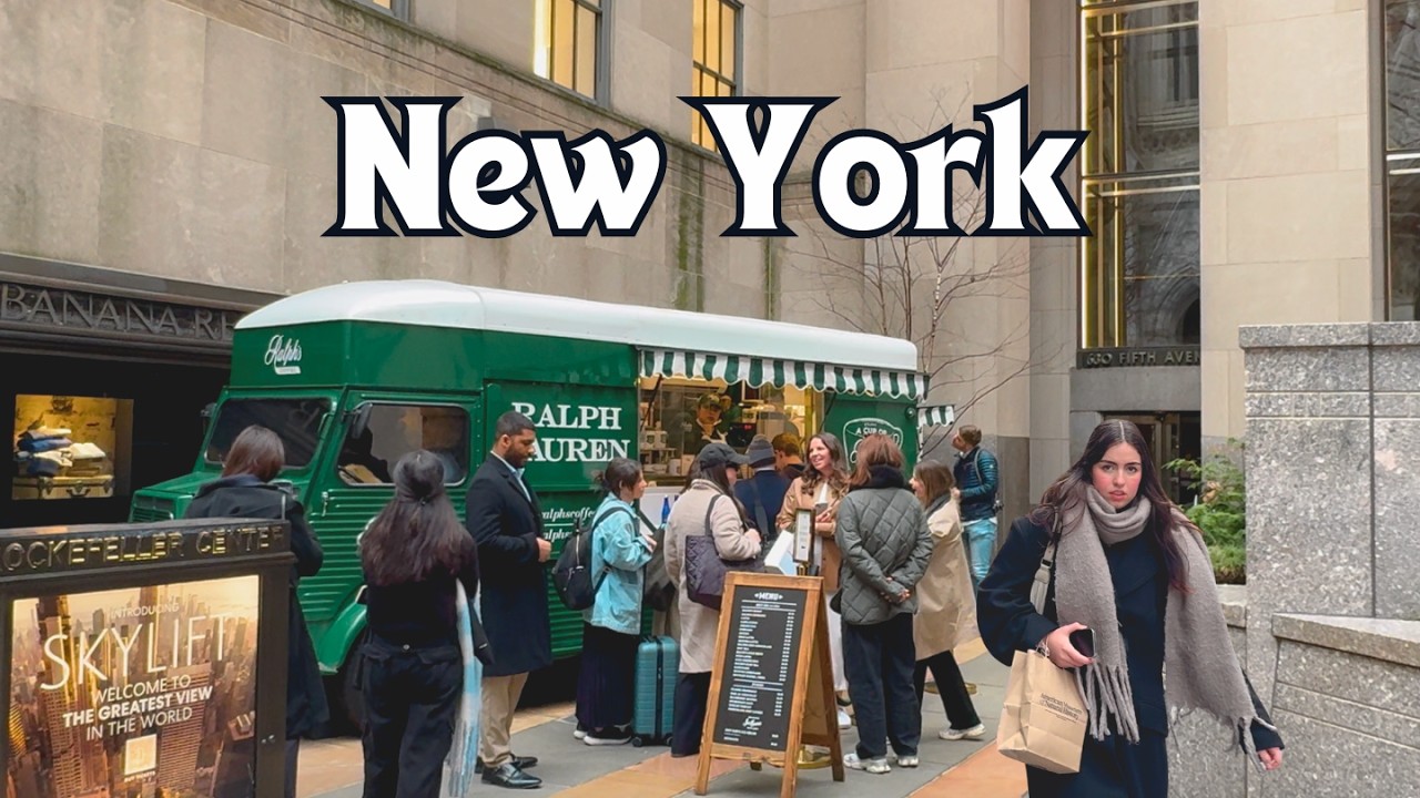 New York, Amerika Serikat | Midtown → Uptown | Tur Jalan Kaki 4K