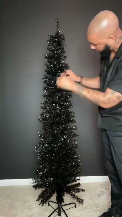 A BLACK CHRISTMAS TREE | #amazonfinds #shorts