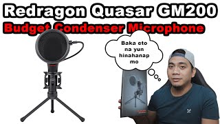 UNBOX | REVIEW: Redragon Quasar GM200 - Budget Condenser Microphone
